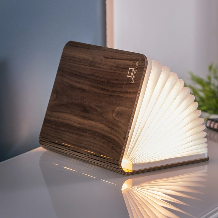 Mini Smart Book Light | Natural Wood