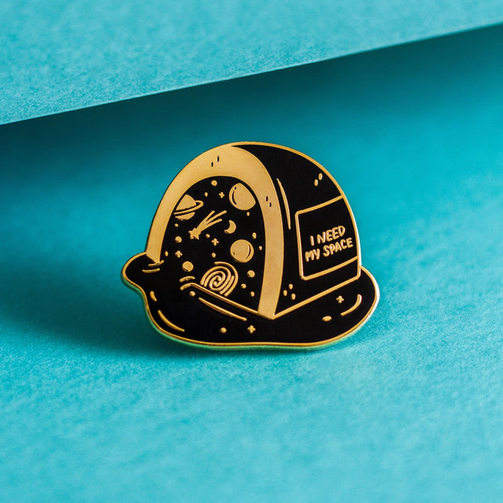 I Need My Space Enamel Pin