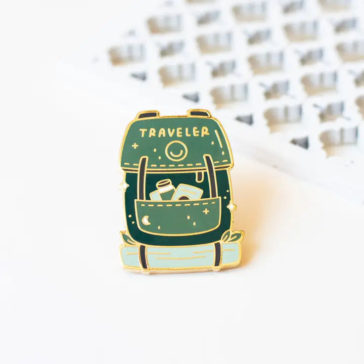 Traveler's Backpack Enamel Pin