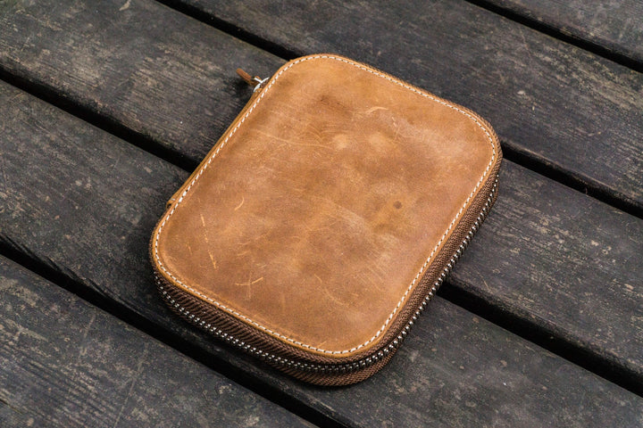 Zippered Leather Pen Case | Ten Pens