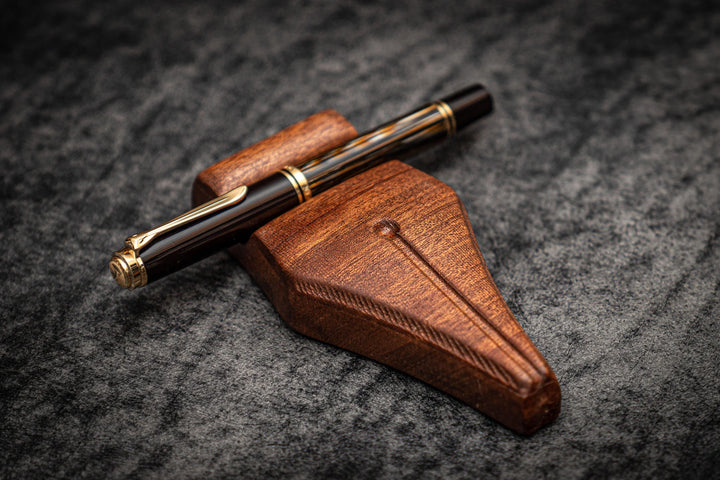 The Nib Rest Wooden Pen Stand | Mahogany