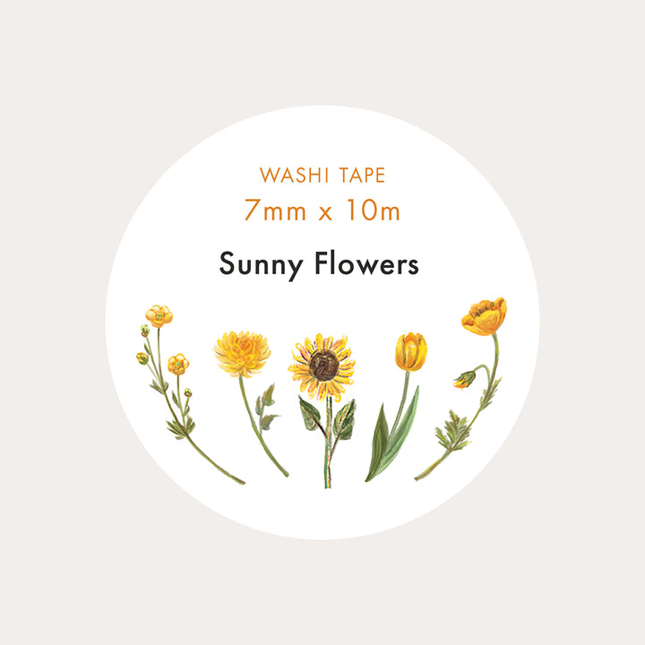 Sunny Flowers | Washi Tape