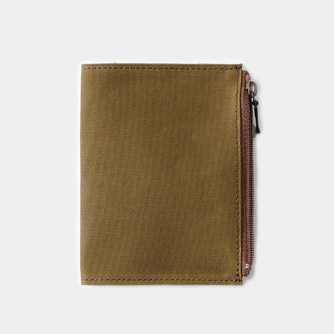 TRAVELER'S notebook Cotton Zipper Case | Passport Size | Olive