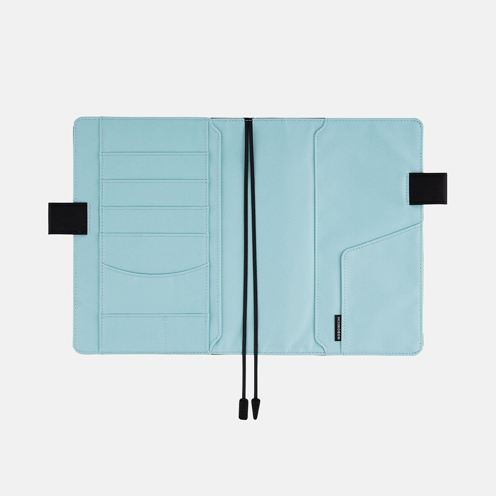 Hobonichi Techo A5 Cousin Cover | Colors: Black x Clear Blue