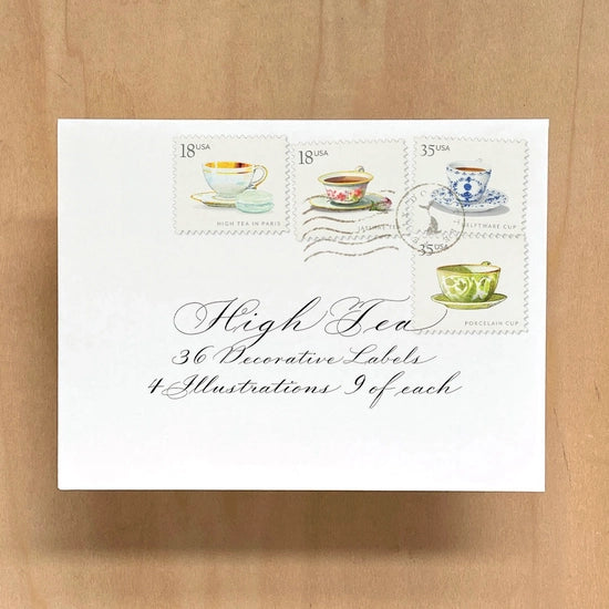 High Tea | Decorative Label Stickers | Set of 36 *