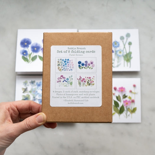 Pastel Flowers | Assorted 8 Card Set