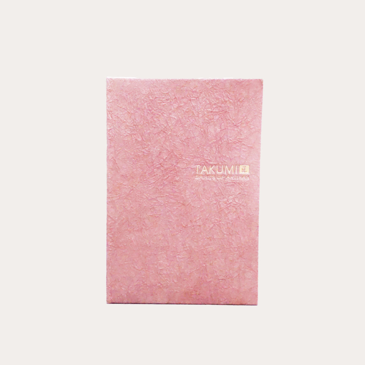 Takumi Washi Paper Notebook - Silver Label Soft Cover Plain / AKA (Red)