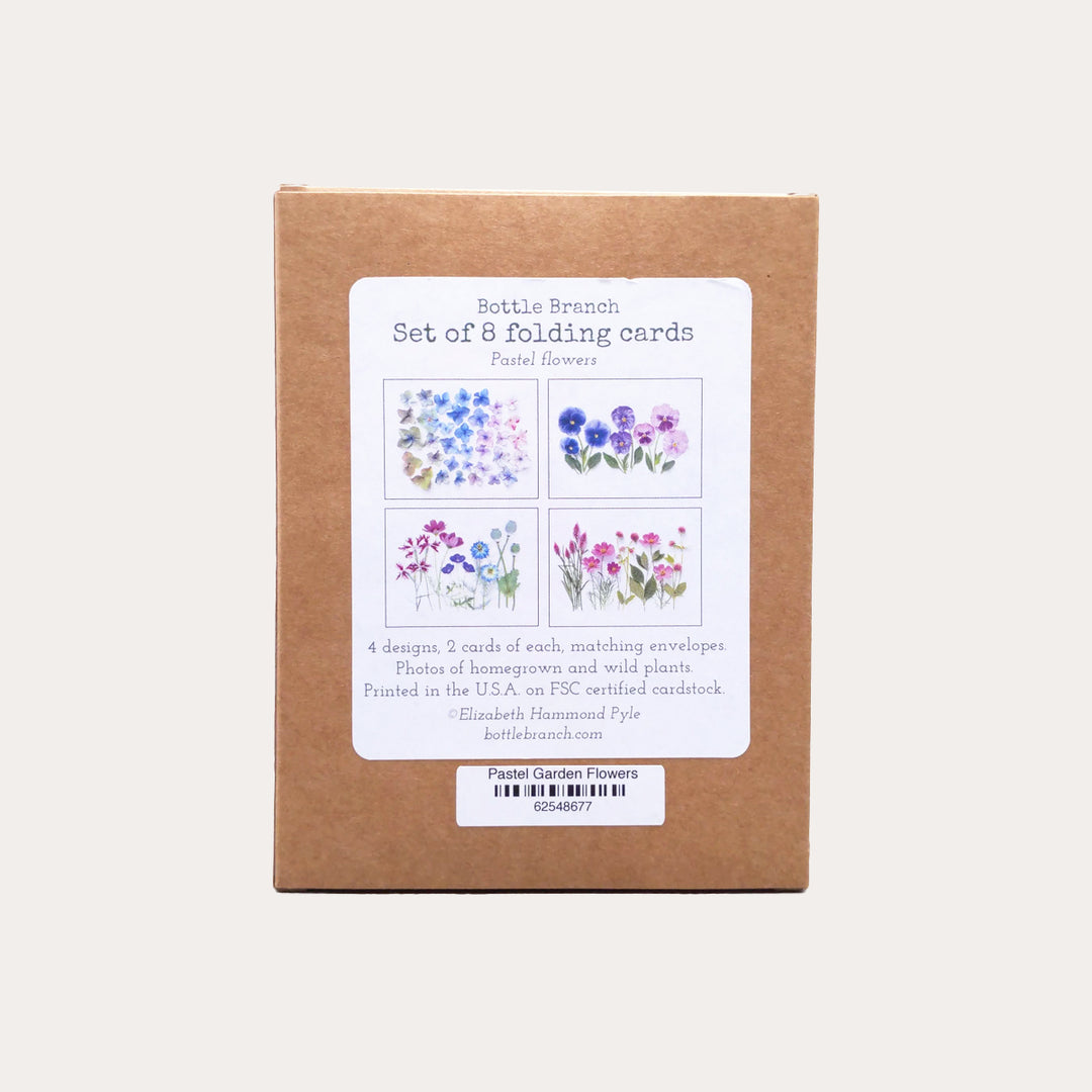 Pastel Flowers | Assorted 8 Card Set