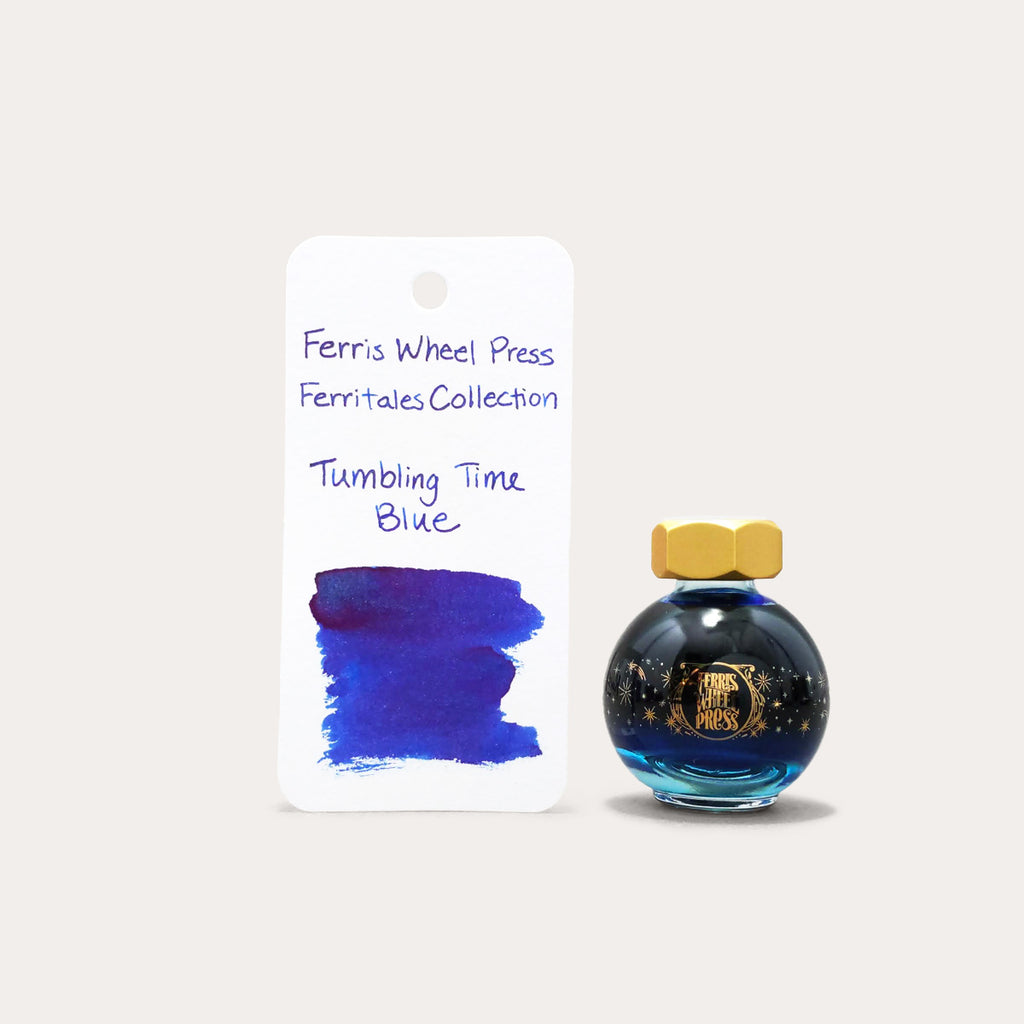 The H the Rabbit Fountain Tumbling – Ink Blue Pen Down FerriTales | | Time Mouse | Paper