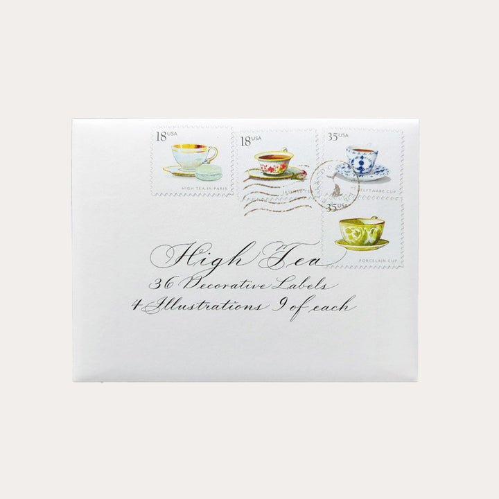 High Tea | Decorative Label Stickers | Set of 36 *