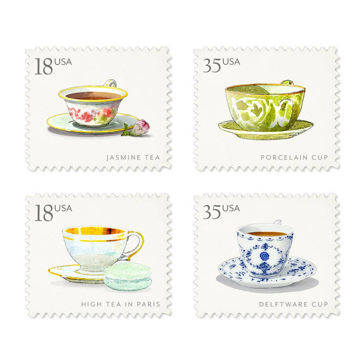 High Tea | Decorative Label Stickers | Set of 36 *